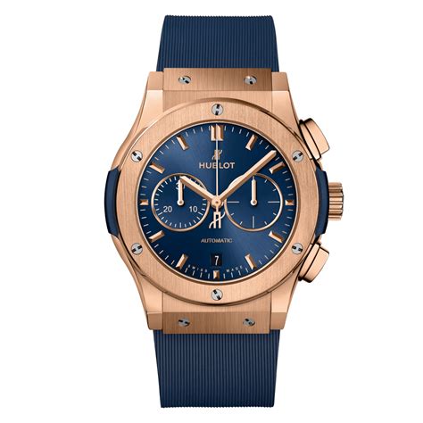 hublot fusion king gold blue